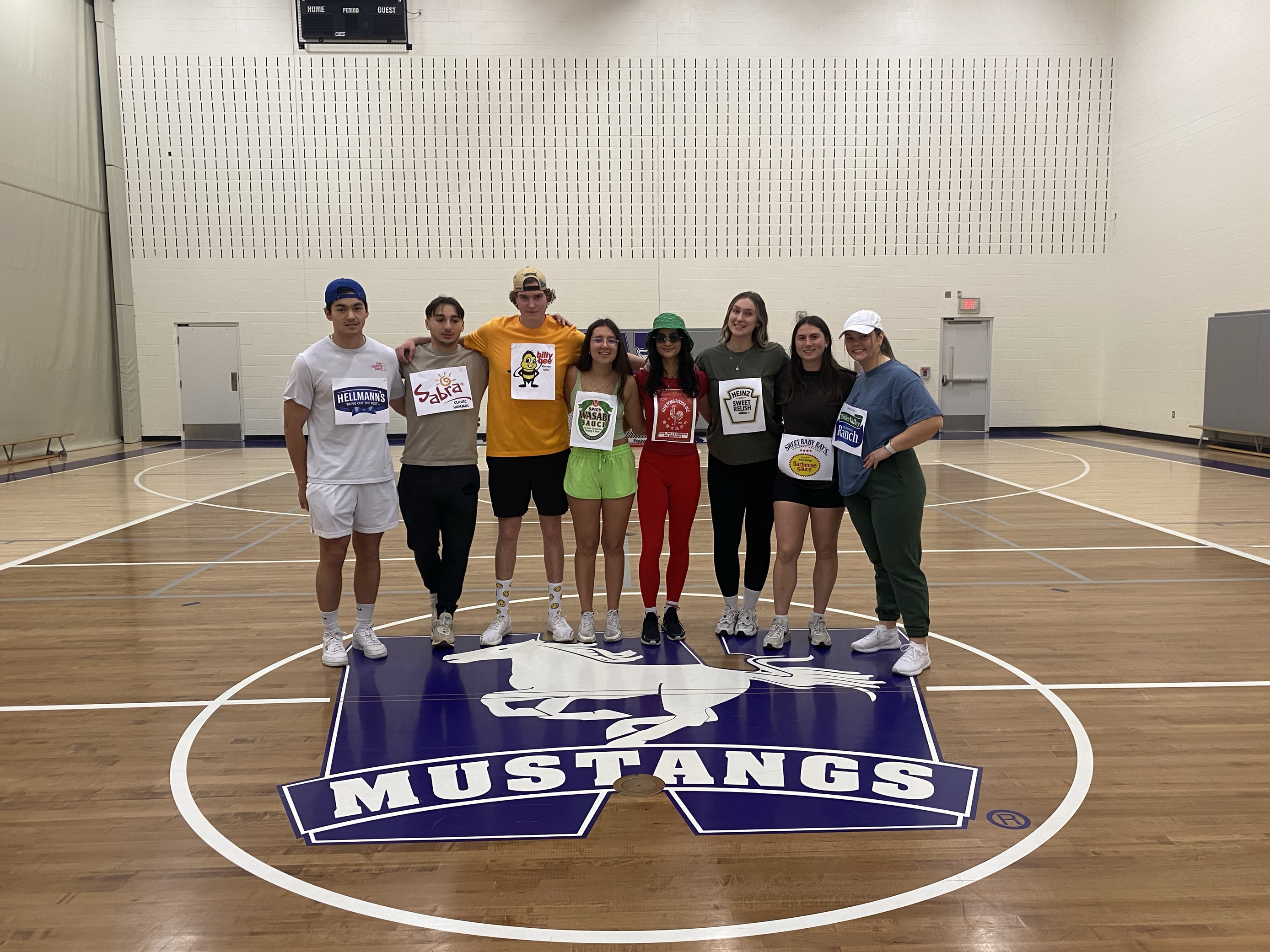 Team condiments in WSRC gym